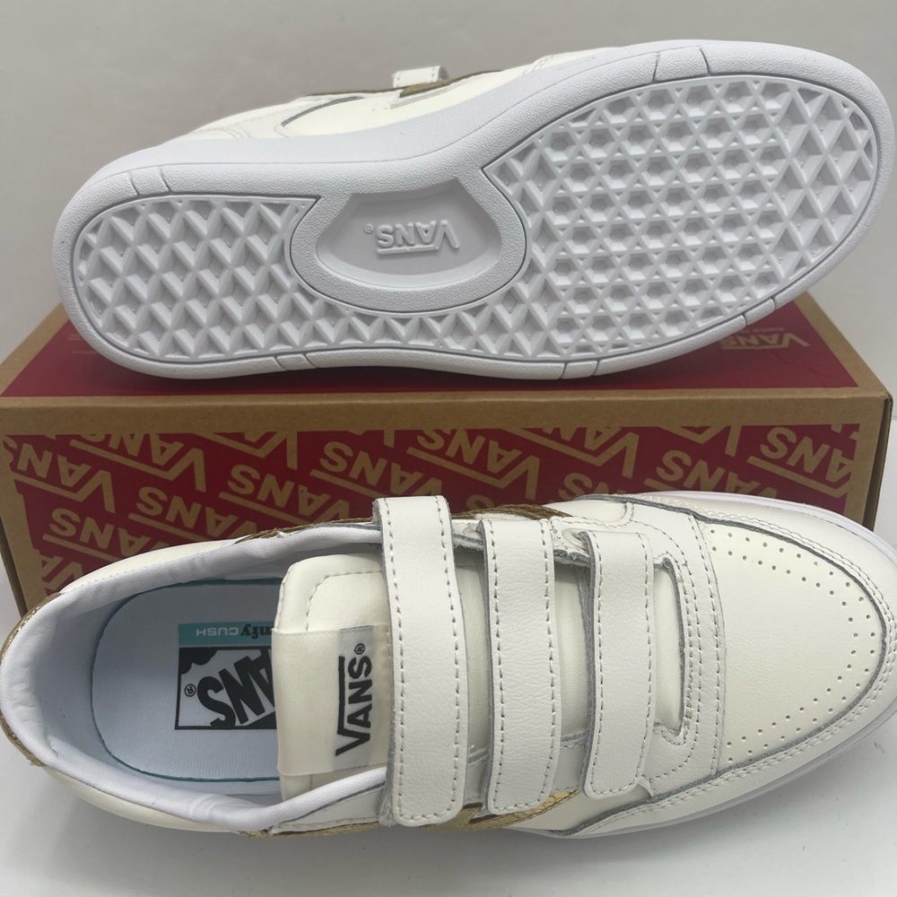 Vans WMNS Lowland Cc Velcro (Metallic V) Marshmallow/Gold Sneakers 
VN0A5DY89QT - Picture 3 of 16